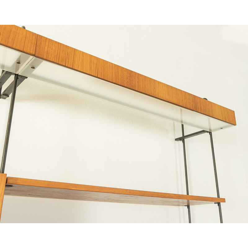 Vintage Omnia walnut shelving system by Hilker, Germany 1950s