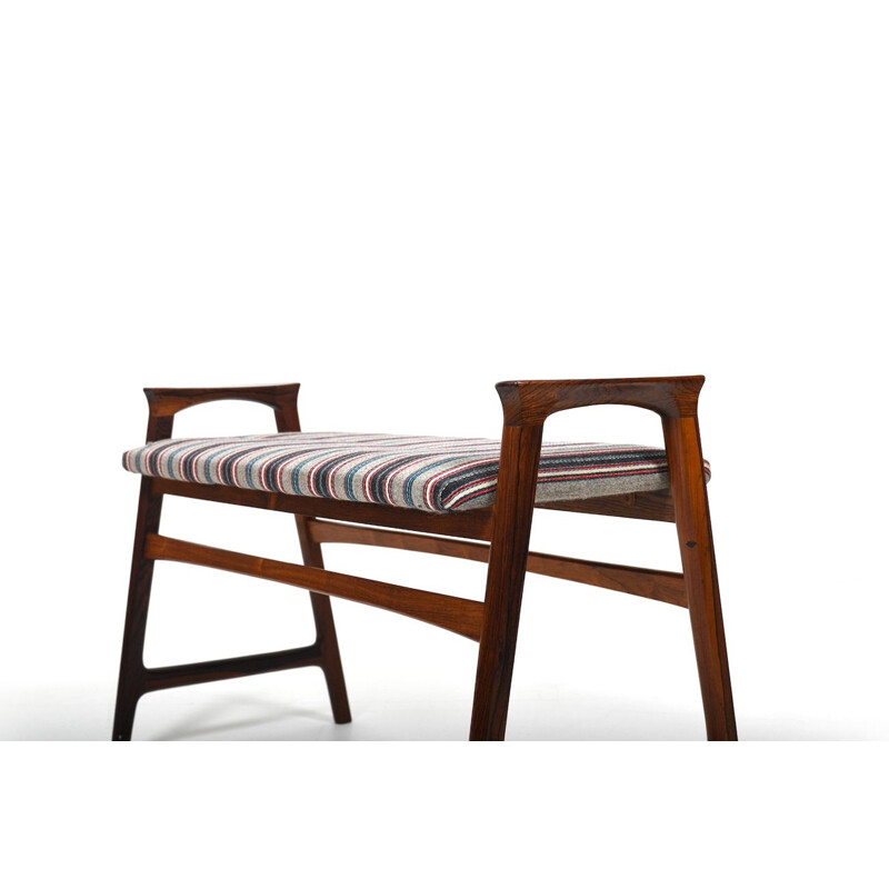 Banc vintage danois de forme organique, Danemark 1960