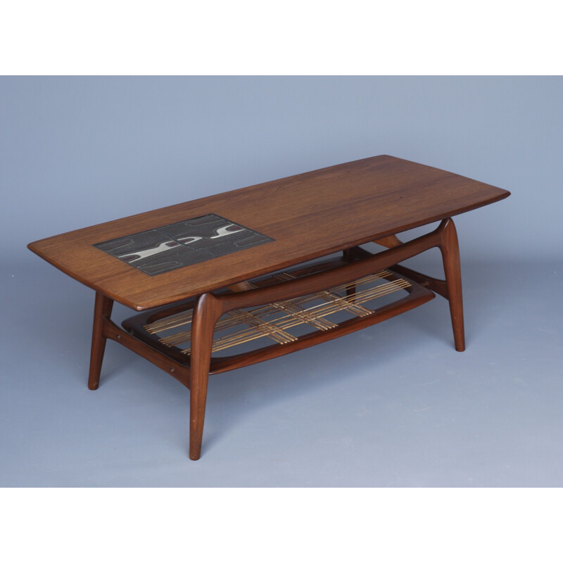 Vintage coffee table by Louis Van Teeffelen for Walraven & Bevers, 1960s