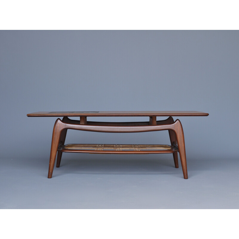 Vintage coffee table by Louis Van Teeffelen for Walraven & Bevers, 1960s