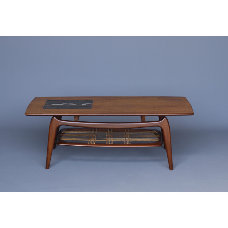 Vintage coffee table by Louis Van Teeffelen for Walraven & Bevers, 1960s