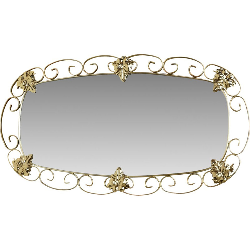 miroir ovale vintage