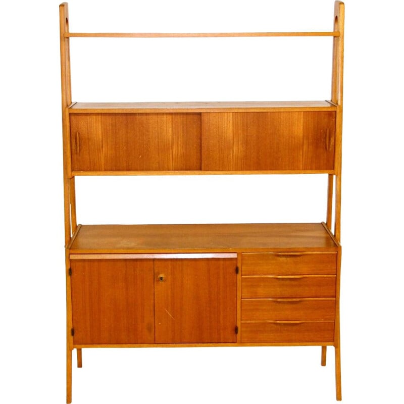 Vintage teak secretary by Rottne Möbelindustri, Sweden 1960