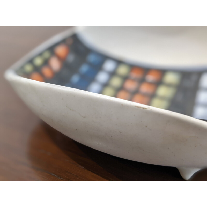 Vintage glazed ceramic bowl by Roger Capron, 1950s