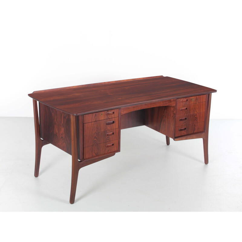 Scandinavian vintage desk in Rio rosewood