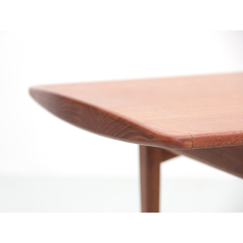 Scandinavian vintage teak coffee table by Kindt-larsen for France and Søn