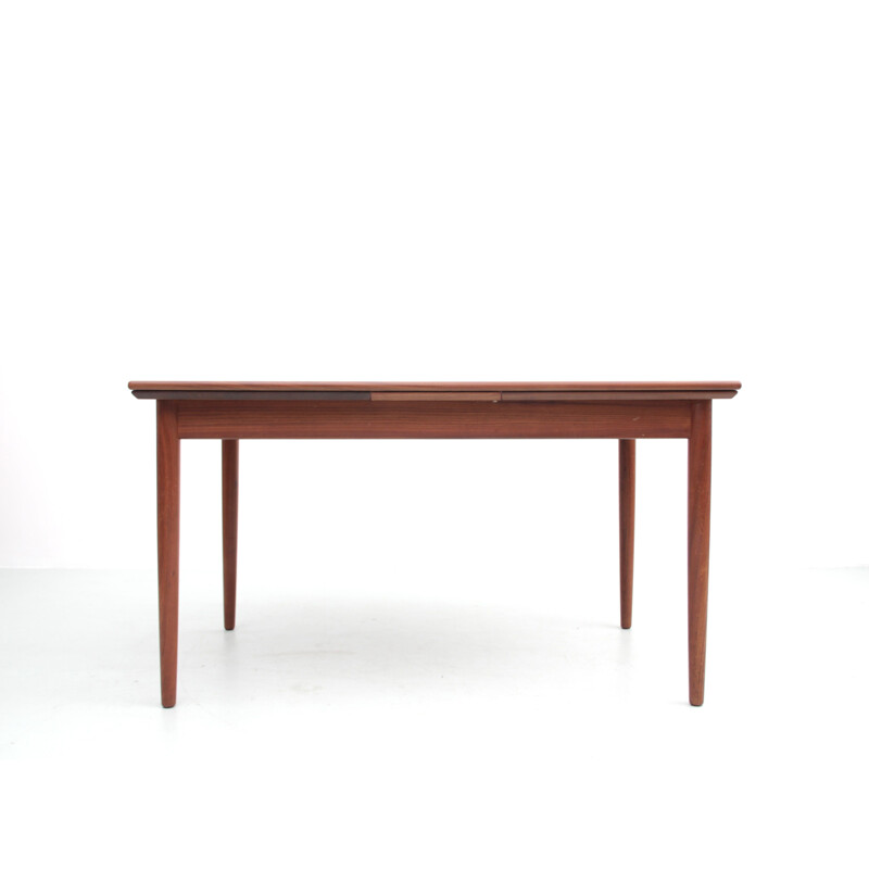 Vintage Scandinavian extendable teak table