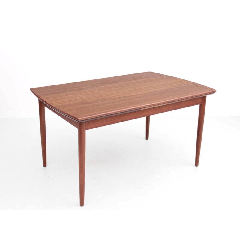 Table scandinave vintage extensible en teck