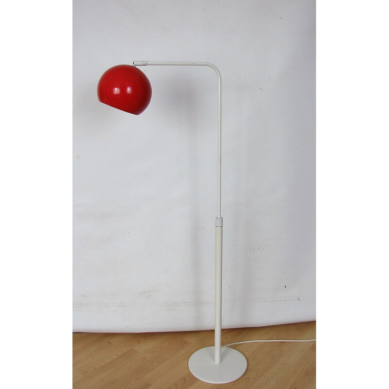 Vintage adjustable metal and aluminum floor lamp, 1970