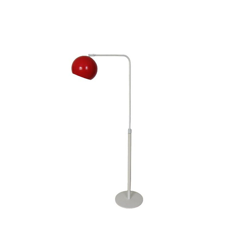 Vintage adjustable metal and aluminum floor lamp, 1970