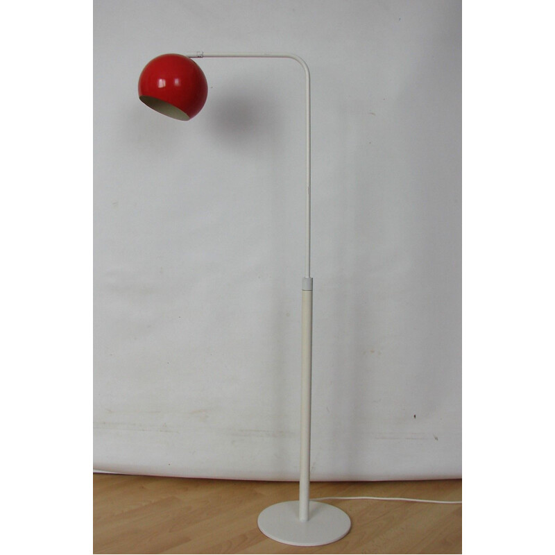 Vintage adjustable metal and aluminum floor lamp, 1970