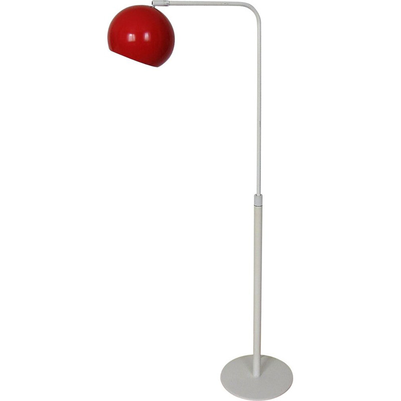 Vintage adjustable metal and aluminum floor lamp, 1970