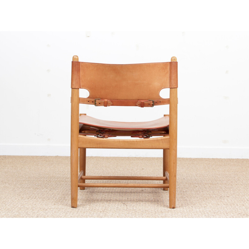 Set van 4 Scandinavische vintage stoelen model 3237 van Borge Mogensen voor Fredericia Furniture