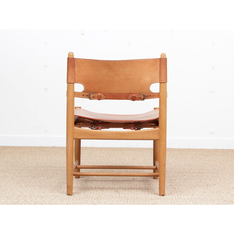 Set von 4 skandinavischen Vintage-Stühlen Modell 3237 von Borge Mogensen für Fredericia Furniture