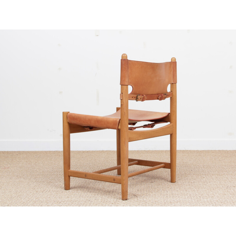 Set of 4 Scandinavian vintage chairs model 3237 by Borge Mogensen for Fredericia Furniture