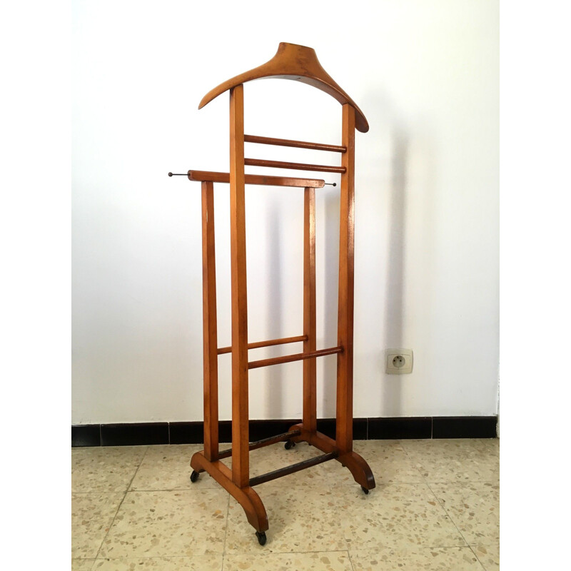 Vintage light wood valet by Fratelli Réguitti, 1960