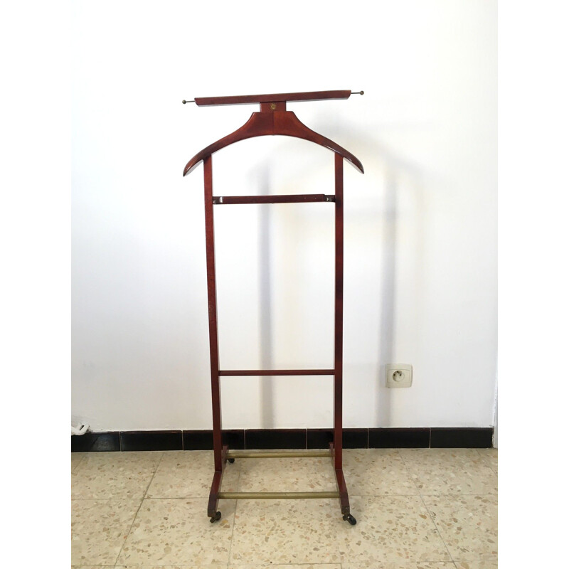 Vintage wooden valet by Fratelli Reguitti, 1960