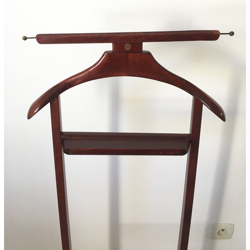 Vintage wooden valet by Fratelli Reguitti, 1960