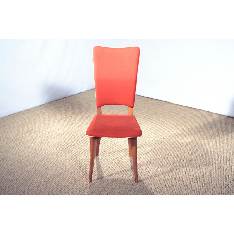 Set of 8 Scandinavian vintage chairs - 1960s