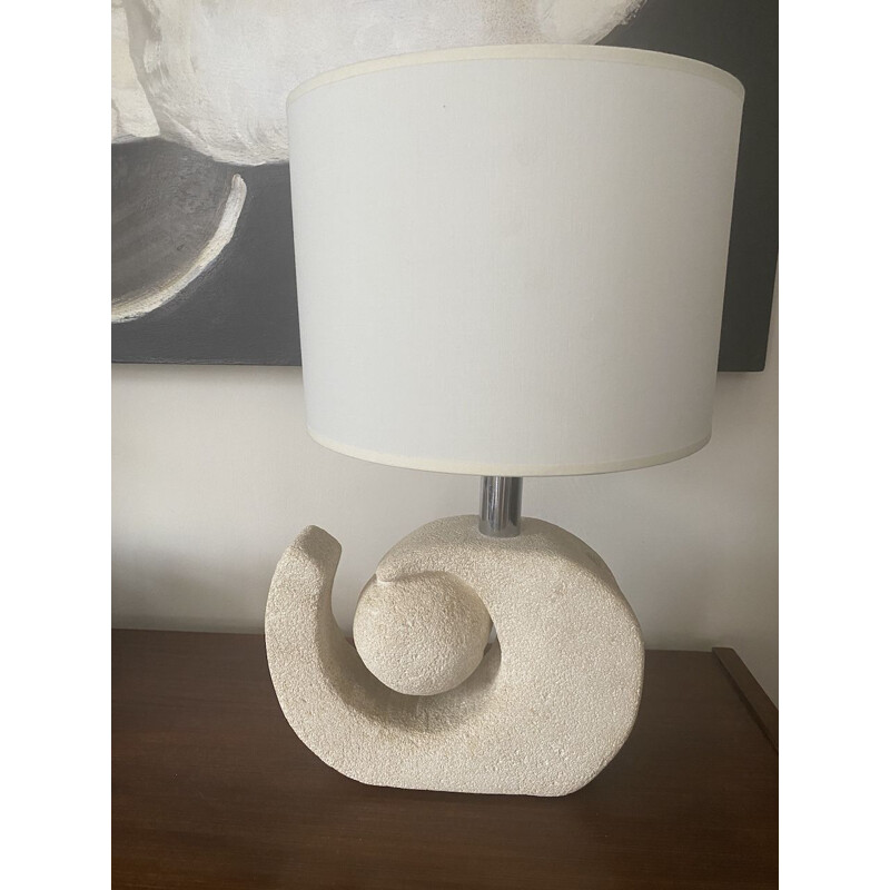 Vintage lamp in Gard stone Albert Tormos, 1970