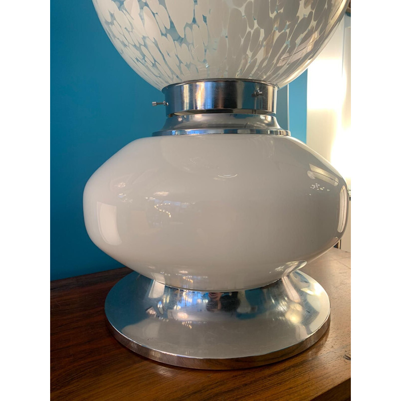 Vintage Murano glazen lamp van Carlo Nason