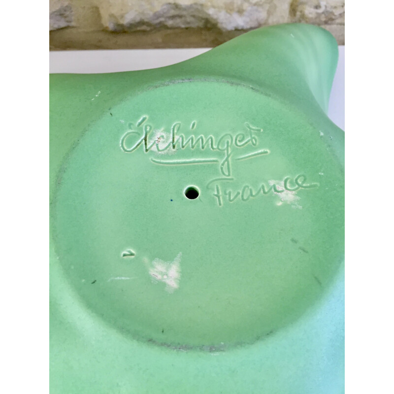 Coupe vintage "étoile de mer" en céramique par Elchinger