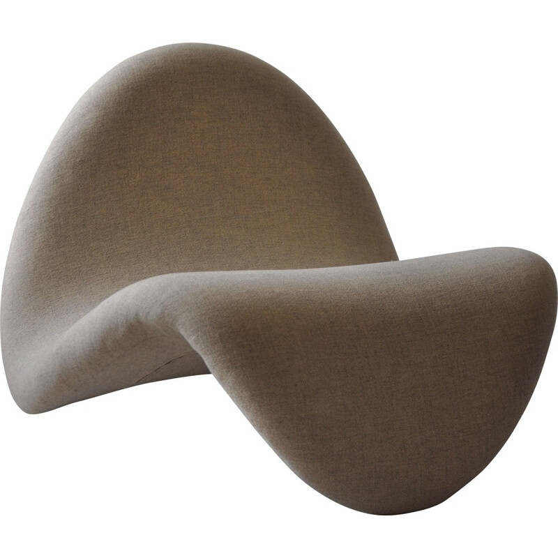 Tongue armchair in fabric, Pierre PAULIN - 1970s