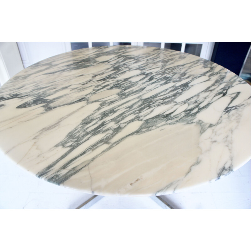 Table vintage en marbre de Florence Knoll pour Roche Bobois, 1970