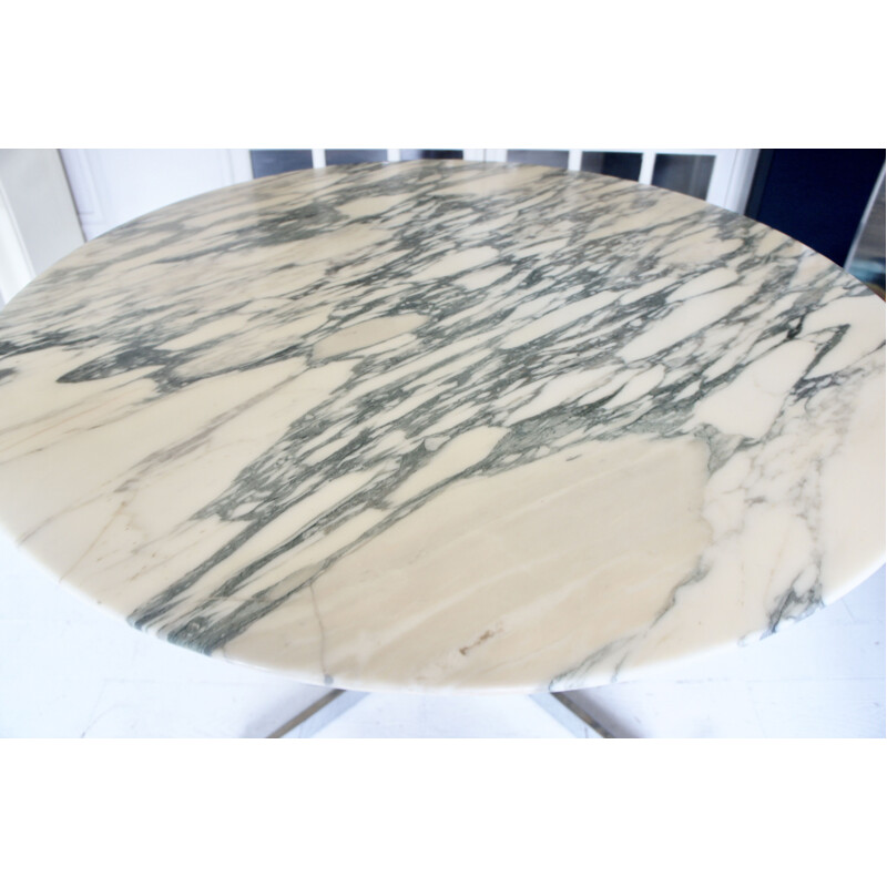 Vintage marble table by Florence Knoll for Roche Bobois, 1970