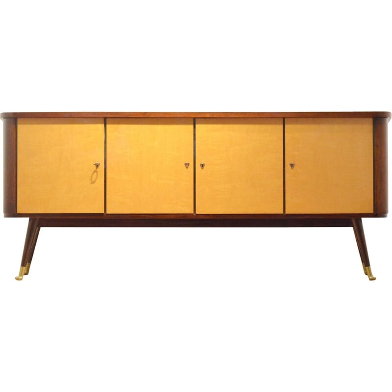 De Coene big bicolored wood sideboard - 1950s