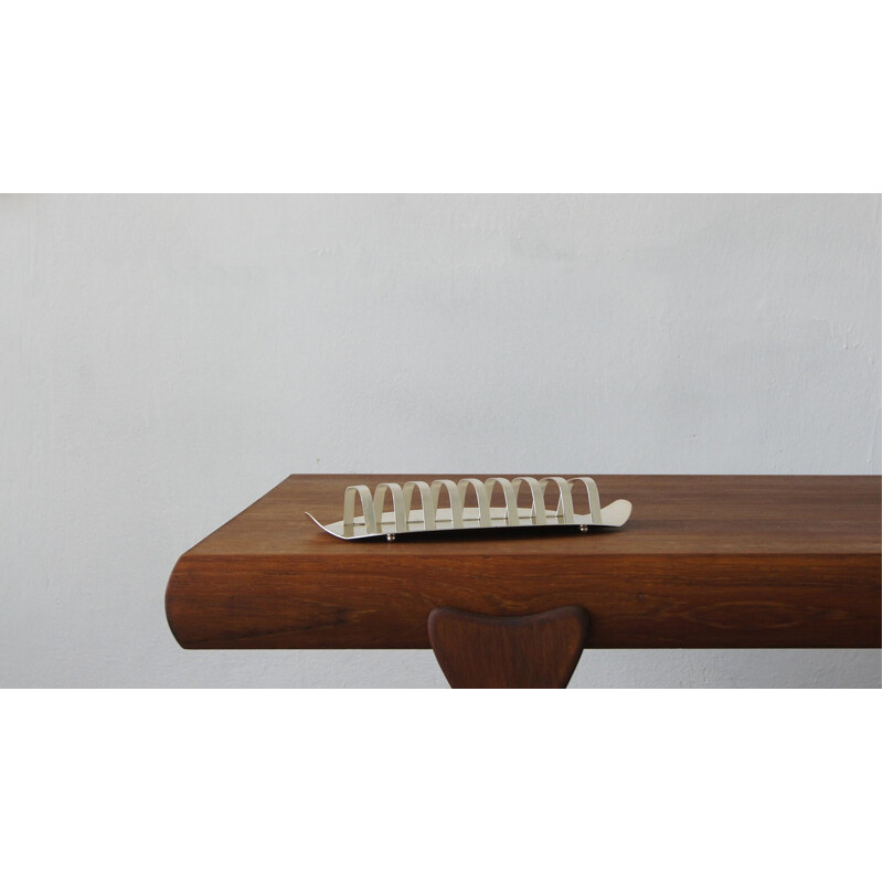 Vintage toast rack by Wilhelm Wagenfeld for Wmf, Germany 1950s