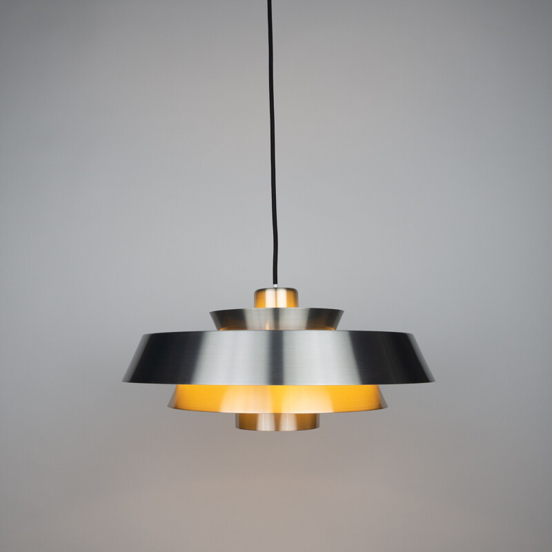 Danish vintage pendant lamp Nova by Jo Hammerborg for Fog og Morup, 1963