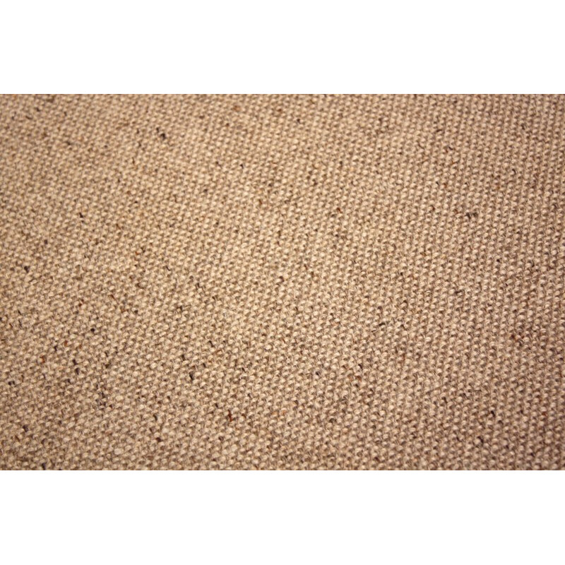 Paire de fauteuils "GE530" Getama en chêne et tissu laine beige, Hans J. WEGNER - 1970