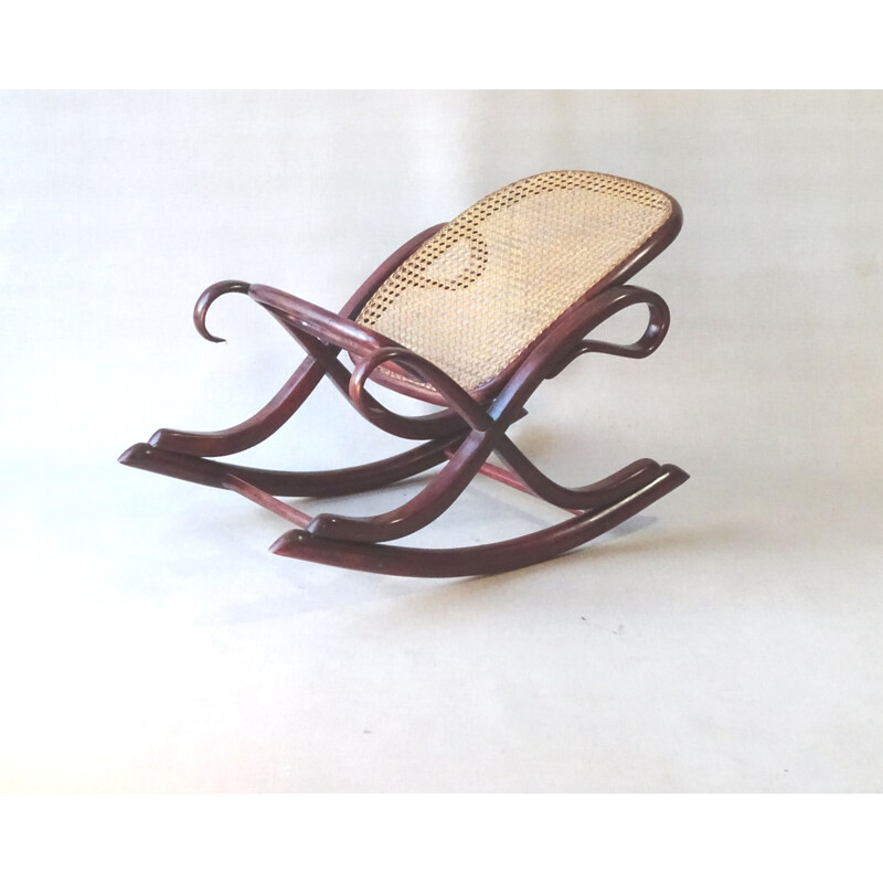 Vintage swinging footrest Flâneuse by Thonet, 1900