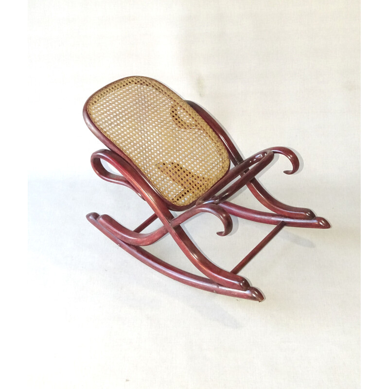 Vintage swinging footrest Flâneuse by Thonet, 1900