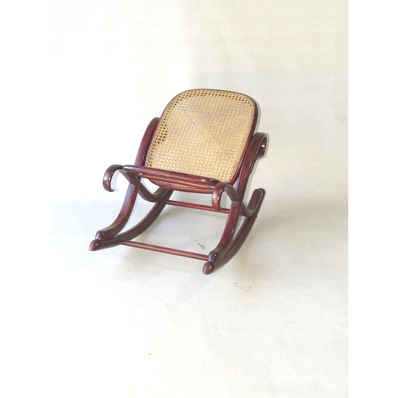 Vintage swinging footrest Flâneuse by Thonet, 1900