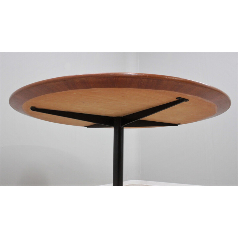 Mid century teak round dining table, 1950s