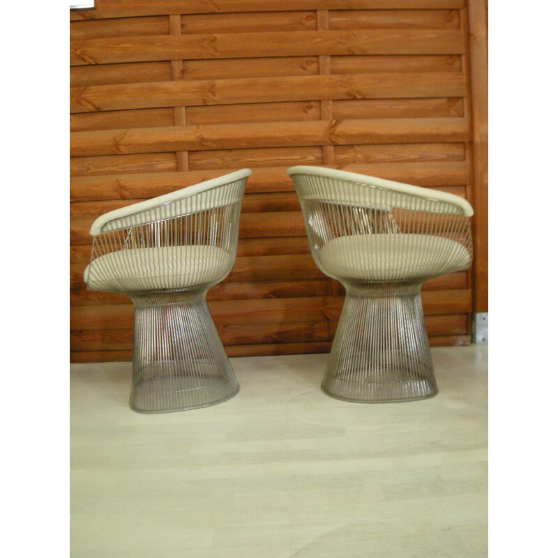 Paire de fauteuils "Petit modèle" vintage, Warren PLATNER - années 80