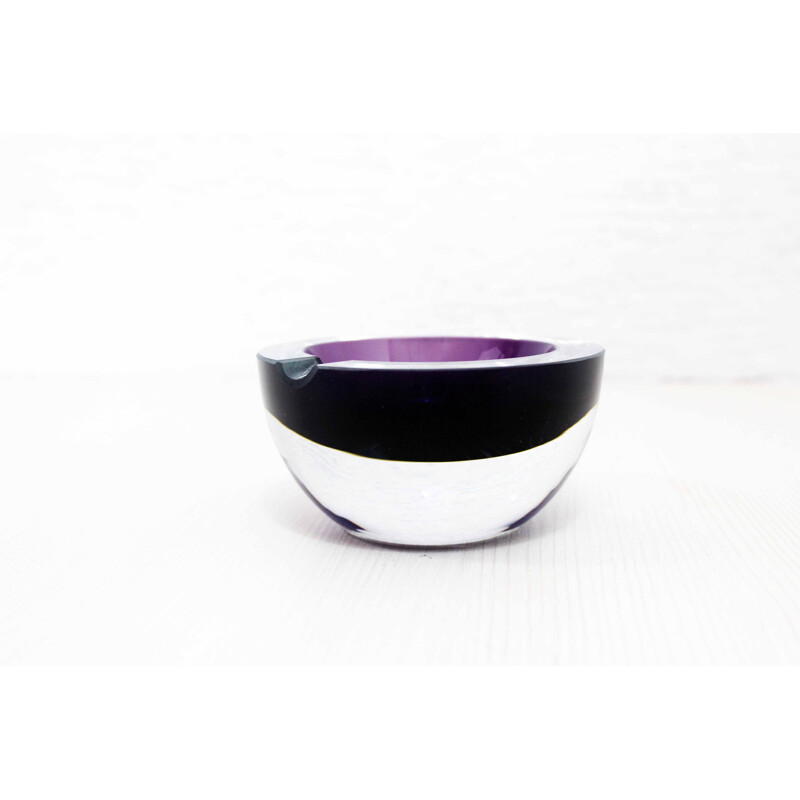 Vintage Murano glass ashtray, 1970-1980