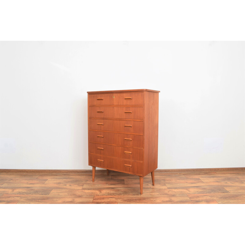 Mid-century Norwegian teak chest of drawers, 1960s