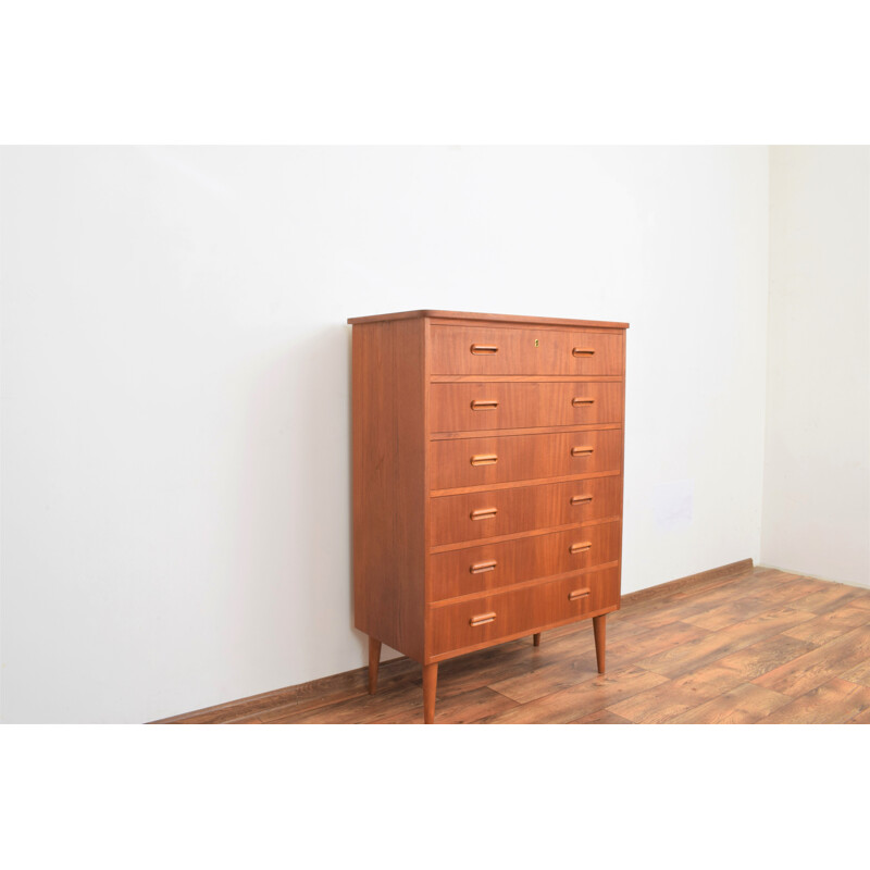 Mid-century Norwegian teak chest of drawers, 1960s