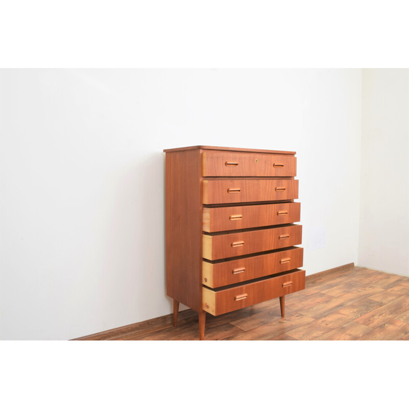 Mid-century Norwegian teak chest of drawers, 1960s