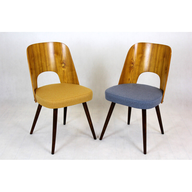 Pair of vintage dining chairs by Oswald Haerdtl for Tatra, Czechoslovakia 1960s