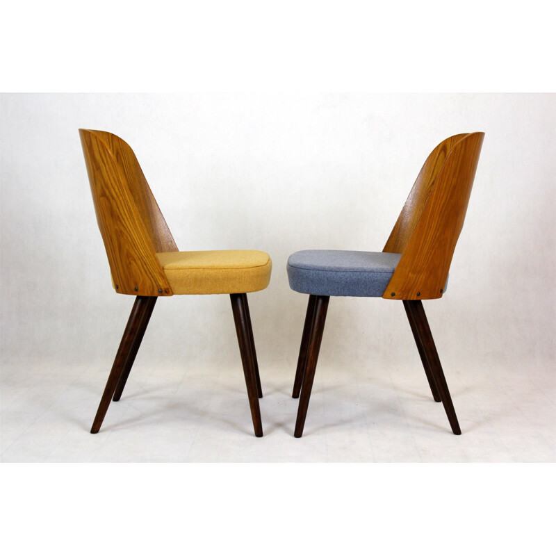 Pair of vintage dining chairs by Oswald Haerdtl for Tatra, Czechoslovakia 1960s