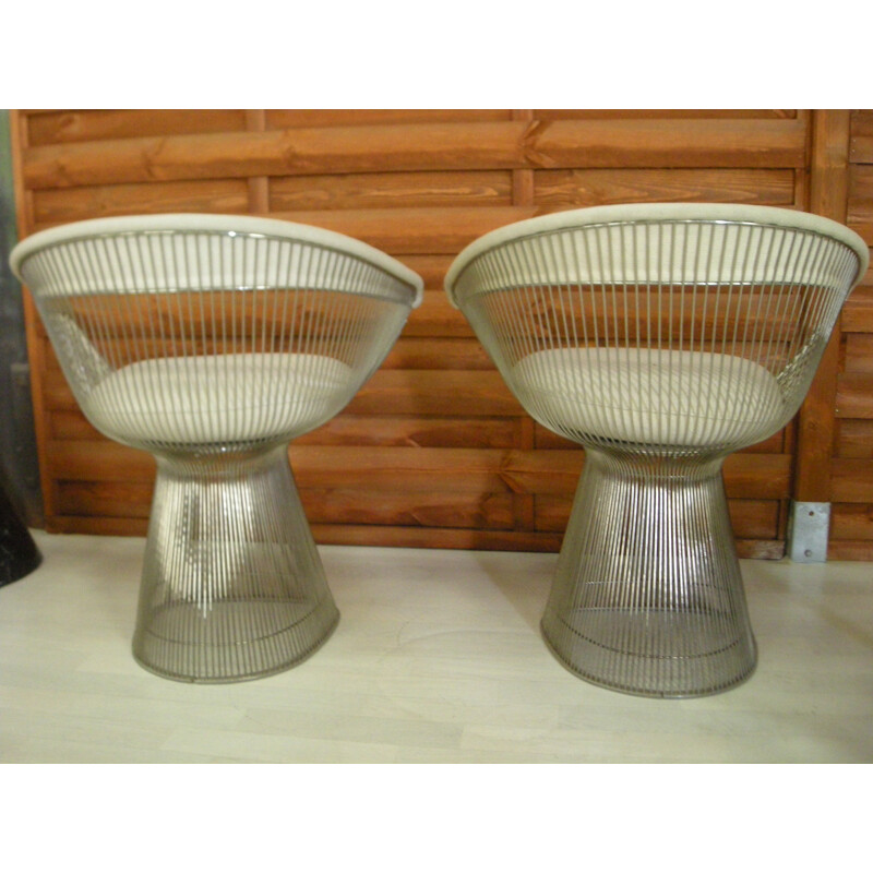 Vintage pair of armchairs "Small size", Warren PLATNER - 1980s