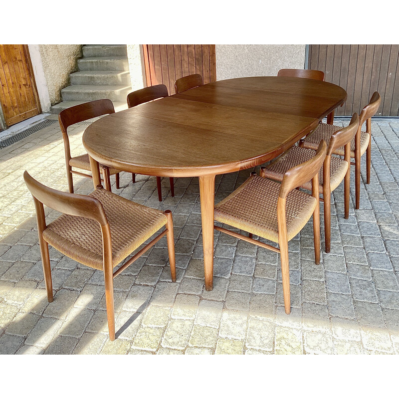 Vintage dining set by Niels O Moller for Jl Mollers