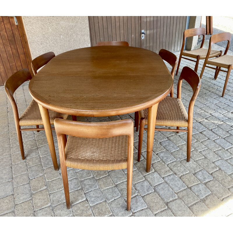 Vintage dining set by Niels O Moller for Jl Mollers