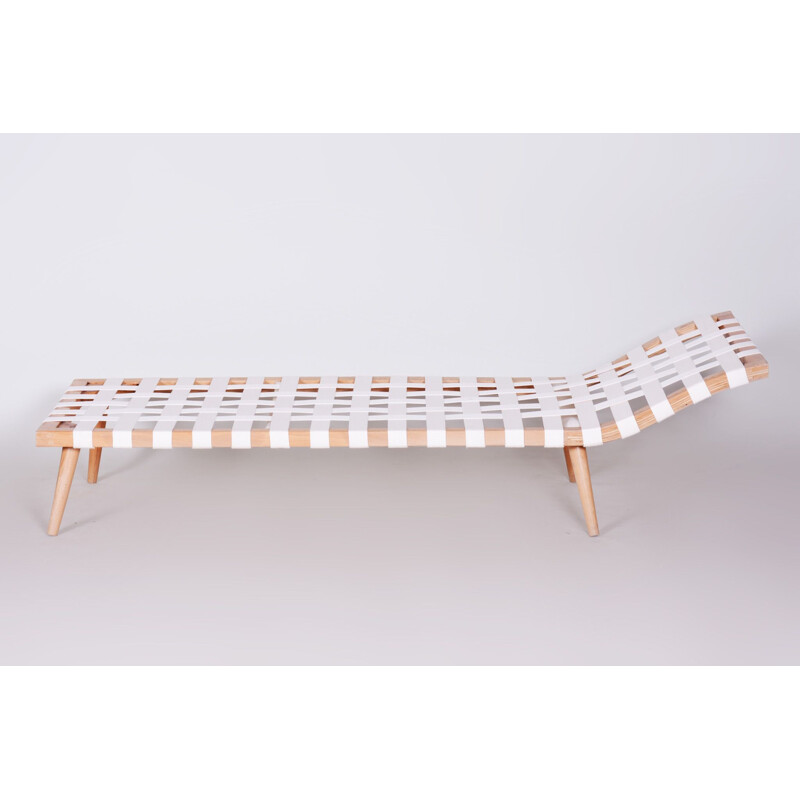 Vintage white daybed by Jan Vanek Cheslong, 1950s