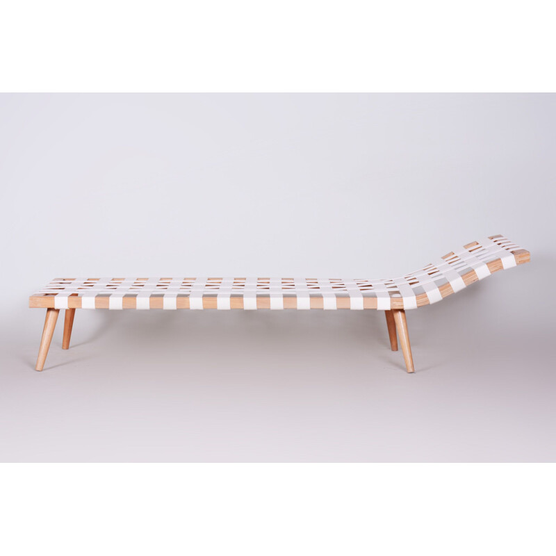 Vintage white daybed by Jan Vanek Cheslong, 1950s