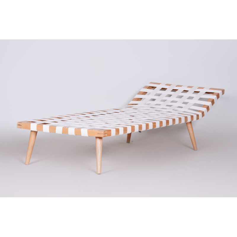 Vintage white daybed by Jan Vanek Cheslong, 1950s
